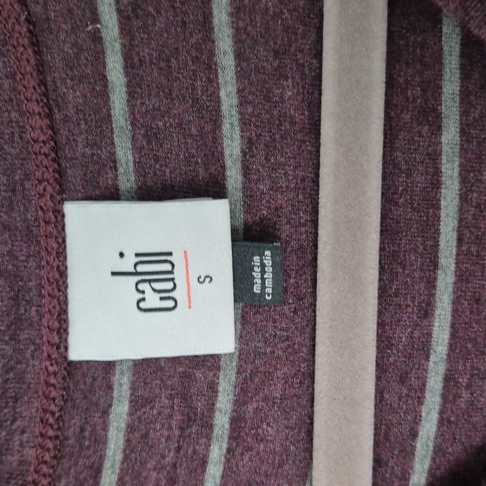 CABI 3998 Serenity TEE Purple and Gray - Picture 3 of 4
